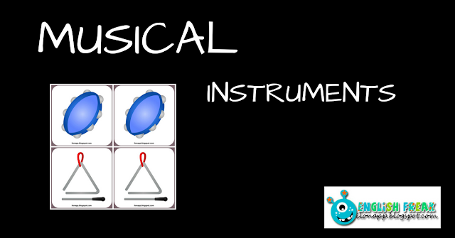 Musical Instruments flashcards memory I Spy