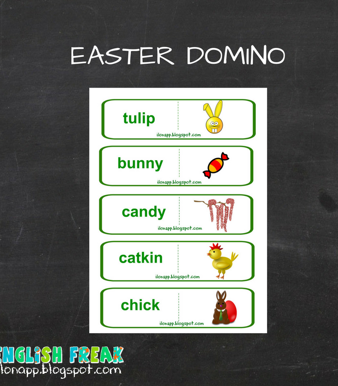 Easter Domino (printable)