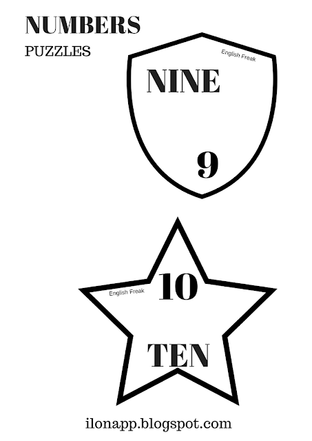 NUMBERS 1-10 PUZZLES