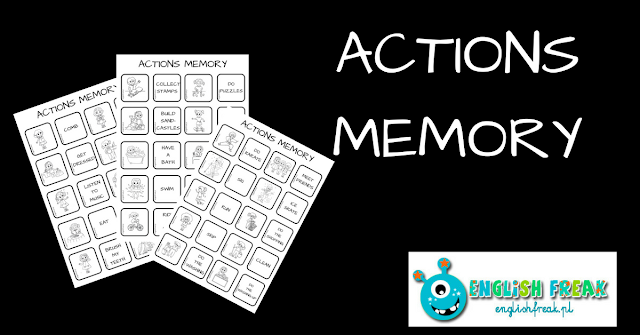 ACTIONS MEMORY (PRINTABLES)