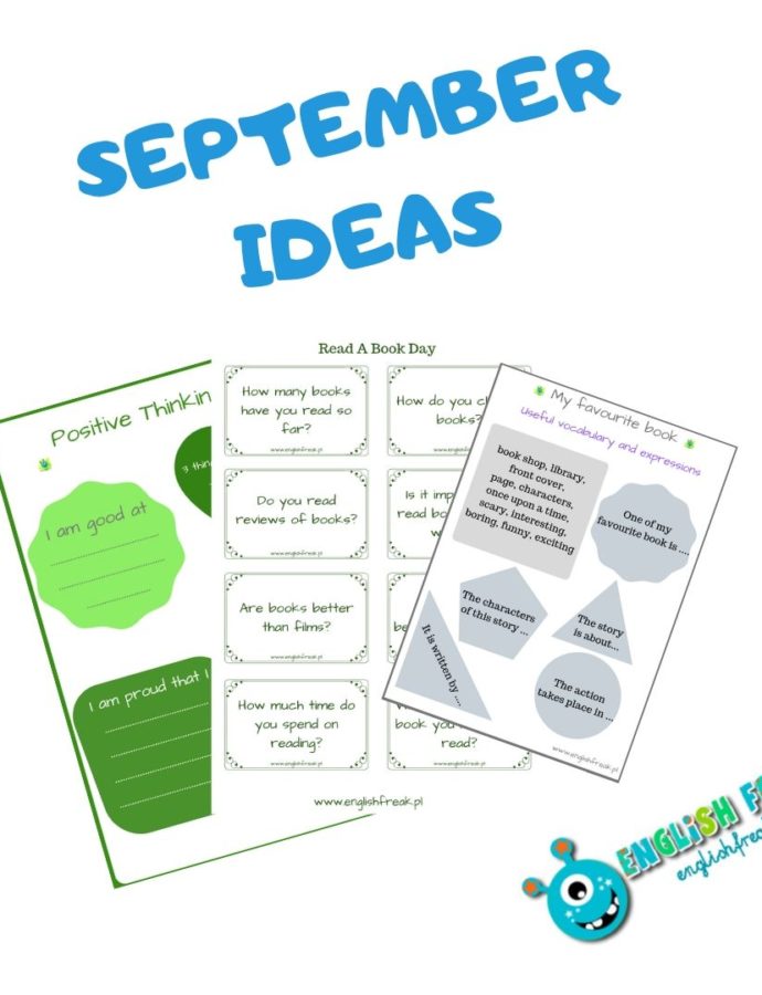 September Ideas – czyli pomysły na wrześniowe zajęcia