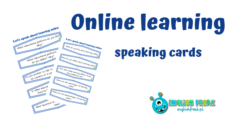 Online learning speaking cards