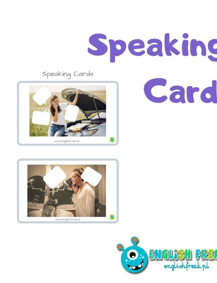 What do they think? – speaking cards with speech bubbles