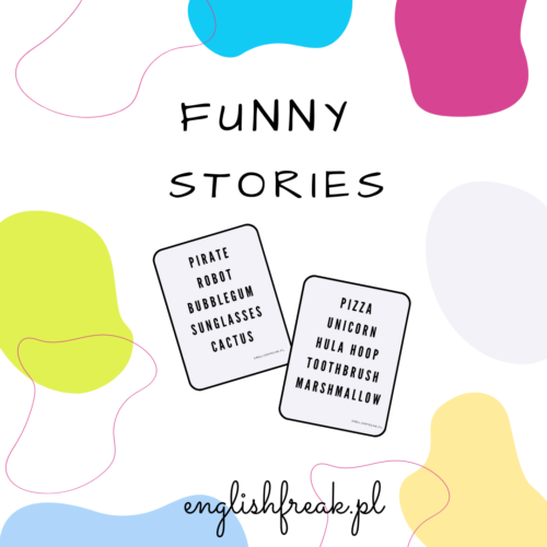 karty konwersacyjne conversation speaking funny stories cards