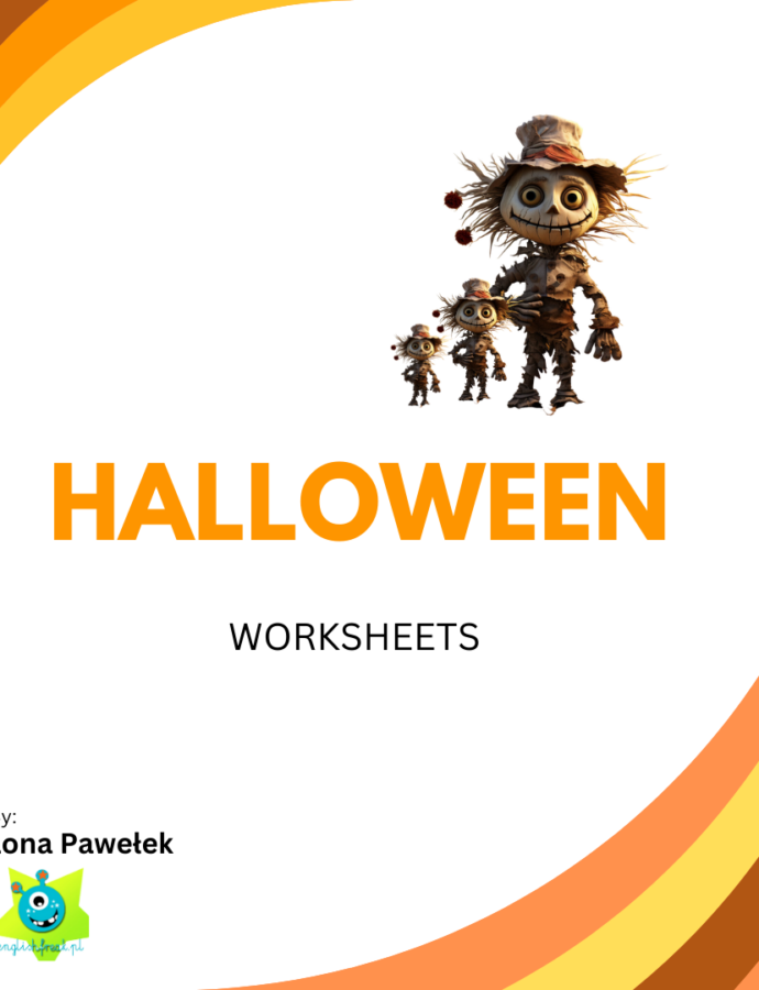 Halloween Worksheets – karty pracy – materiał edukacyjny