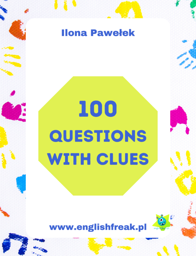 100 questions with clues – speaking cards – karty konwersacyjne