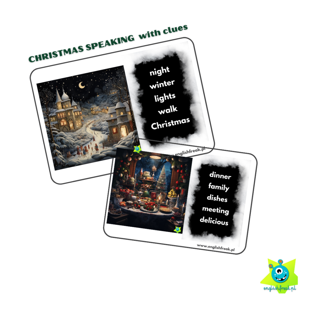 Christmas Speaking with clues