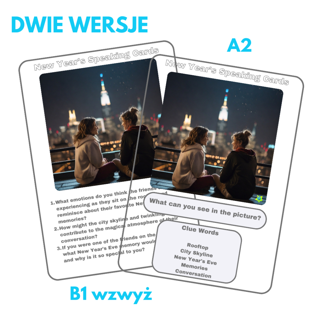 New Year's Speaking Cards