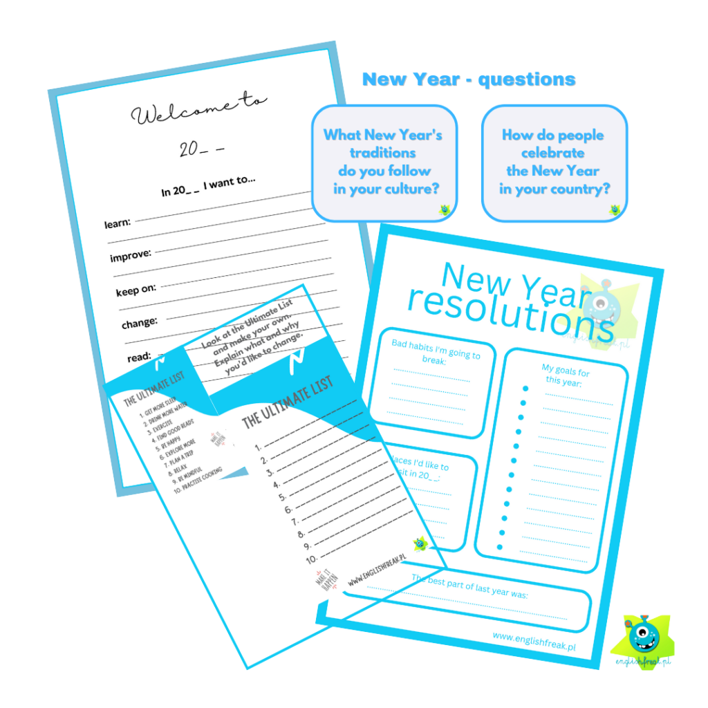 New Year's Worksheets