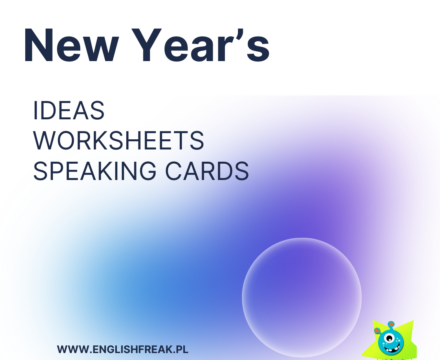 New Year’s Worksheets, Speaking Cards & Ideas