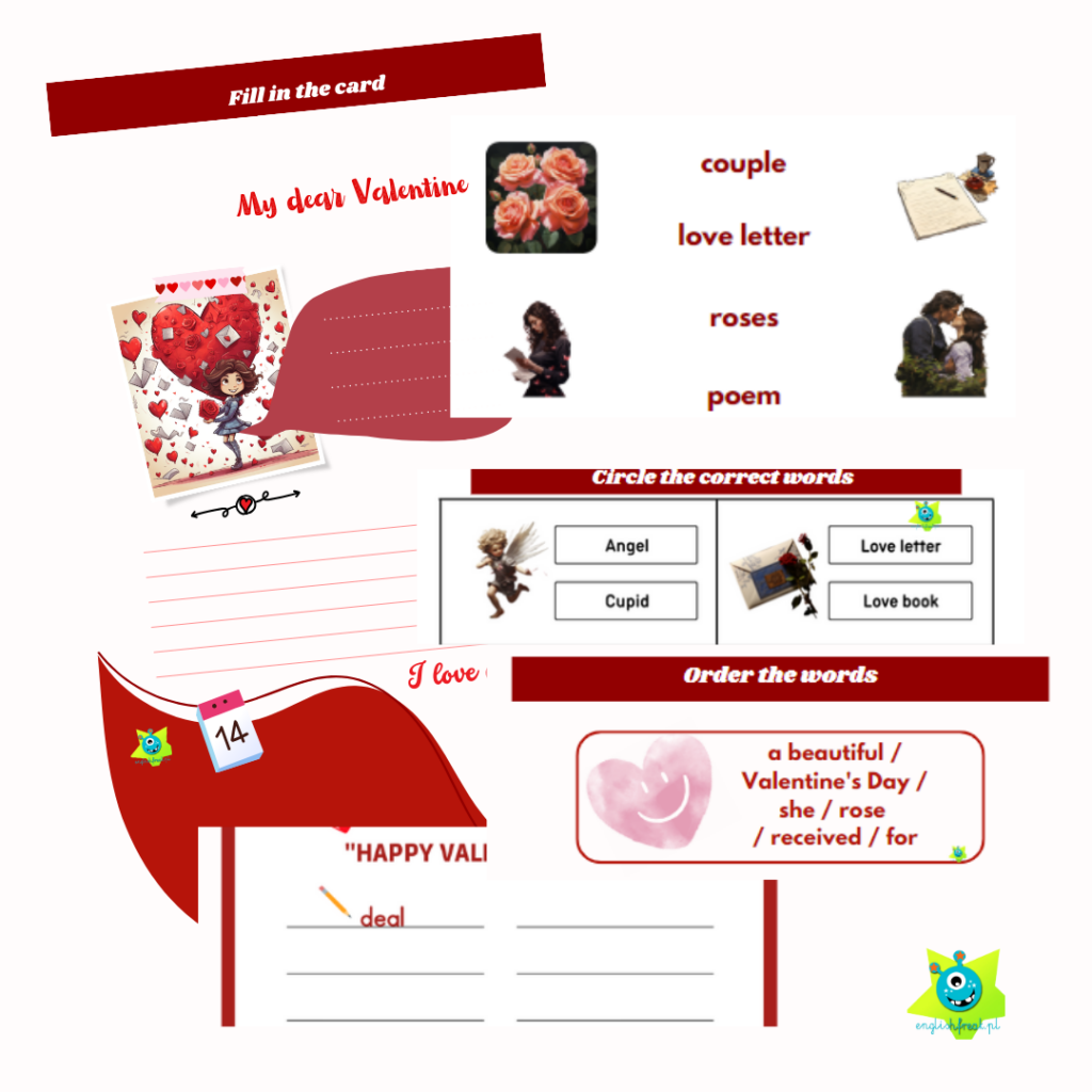 Valentine's Day Worksheets Pack