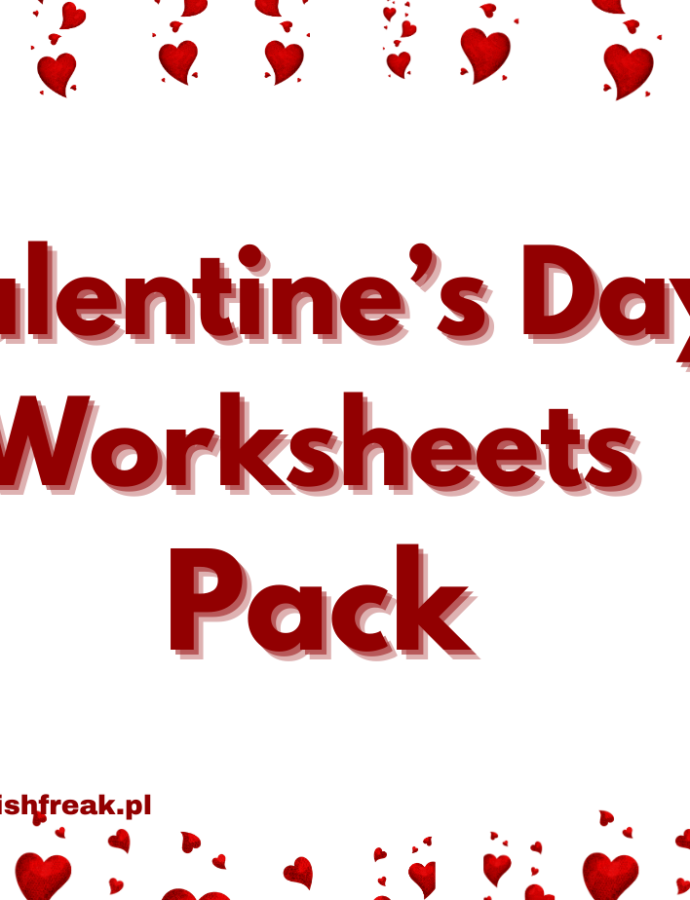 Valentine’s Day Worksheets Pack i inne pomysły na walentynkowe zajęcia