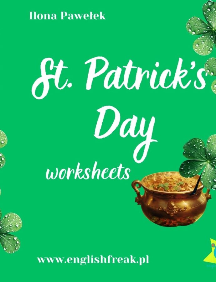 „St.Patrick’s Day Worksheets” – karty pracy – materiał edukacyjny