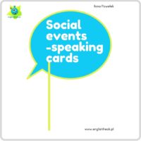 Social events - Speaking Cards I. Pawełek
