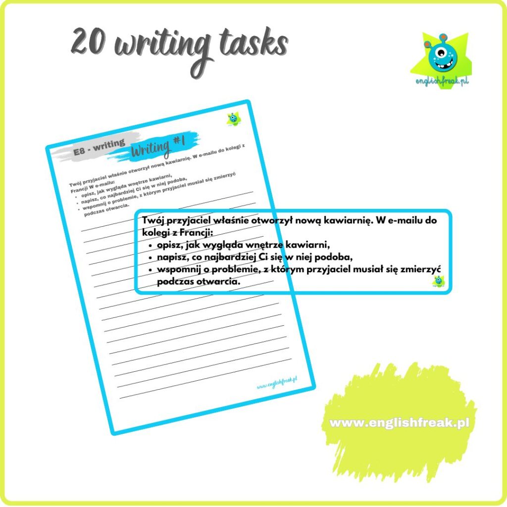 E8 - writing by I. Pawełek