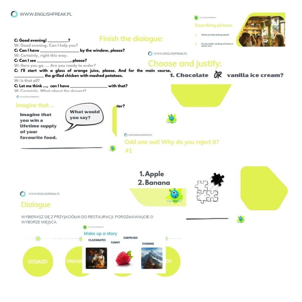 "Let’s talk about food"