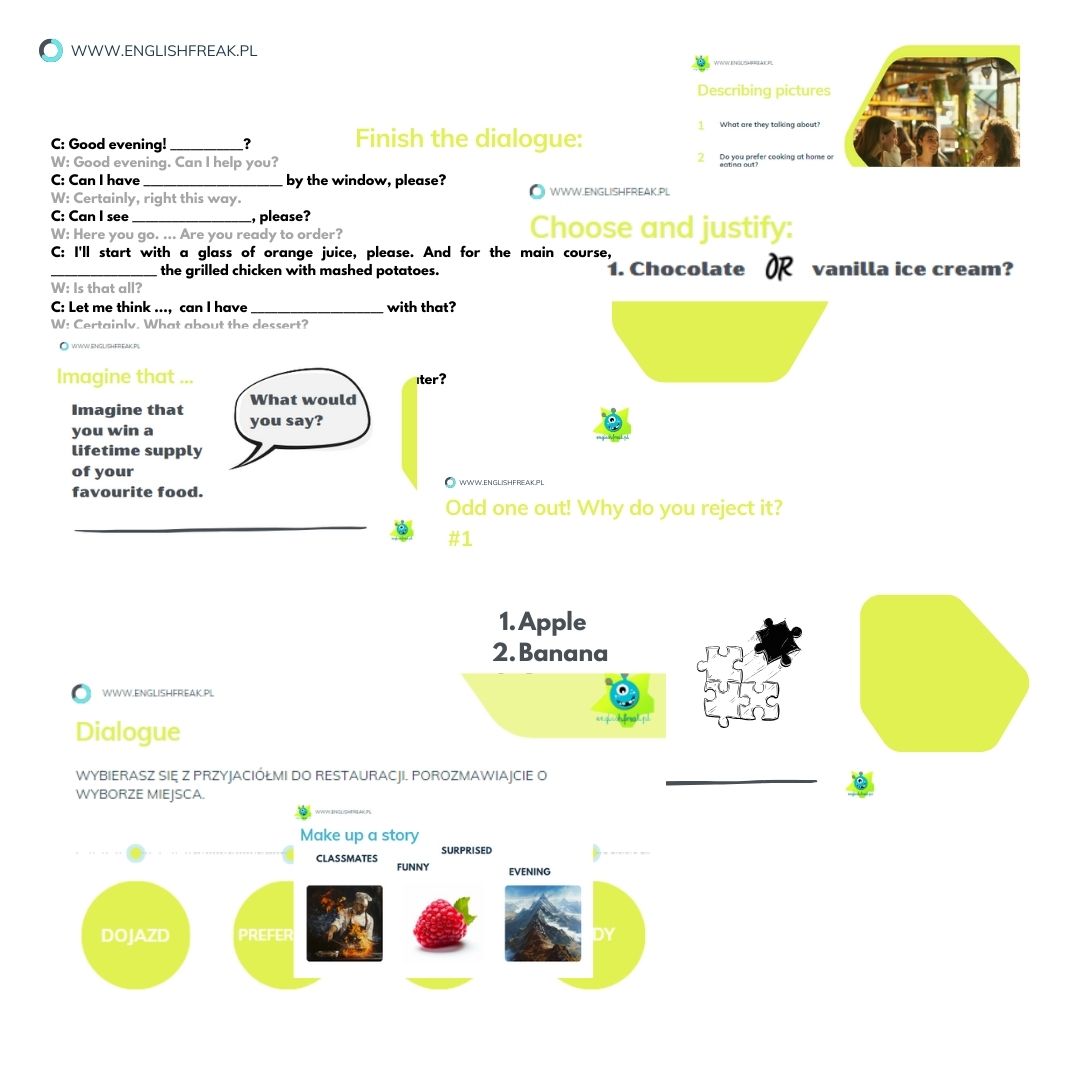 "Let’s talk about food"