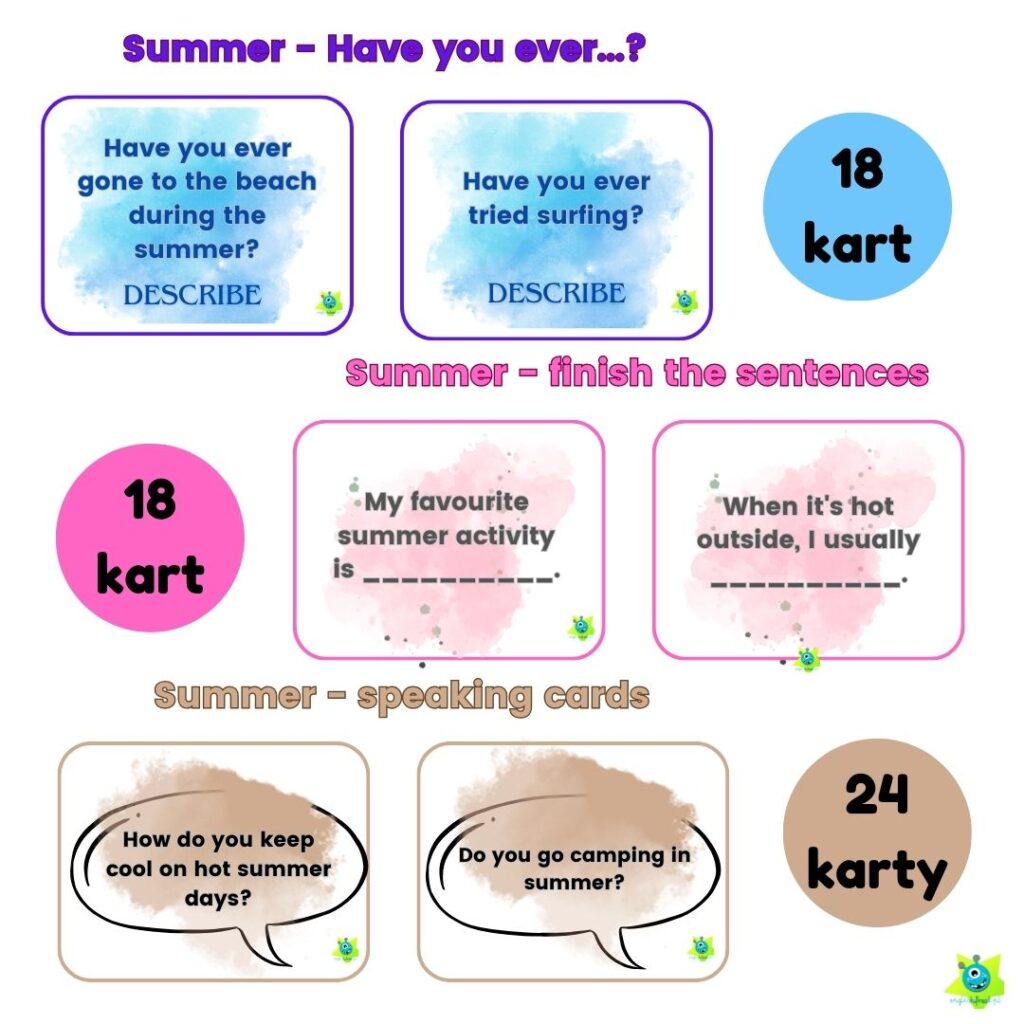 Summer- speaking cards by I.Pawełek