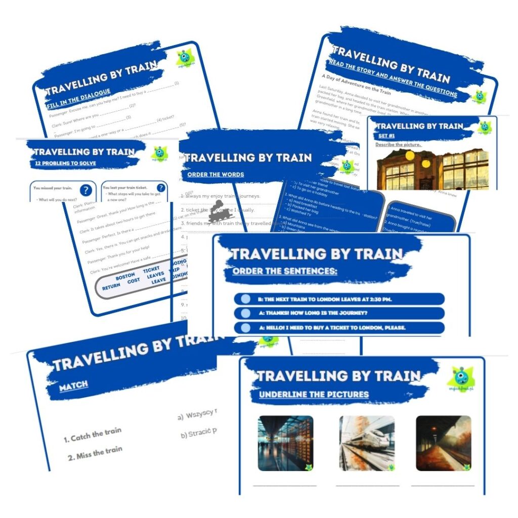"Travelling by train Pack" by I.Pawełek