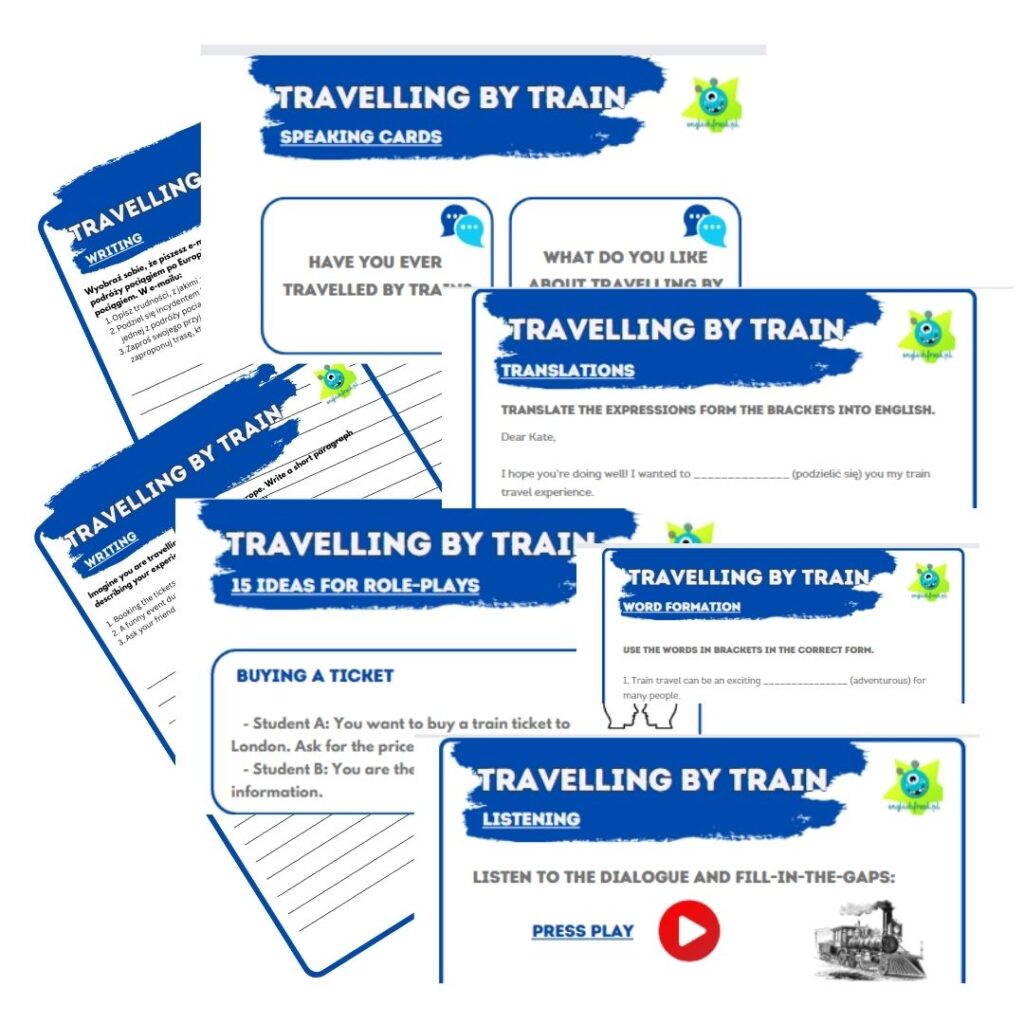 "Travelling by train Pack" by I.Pawełek