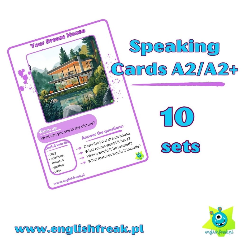 Speaking Cards A2/A2+ - karty konwersacyjne - English Freak | materiały ...