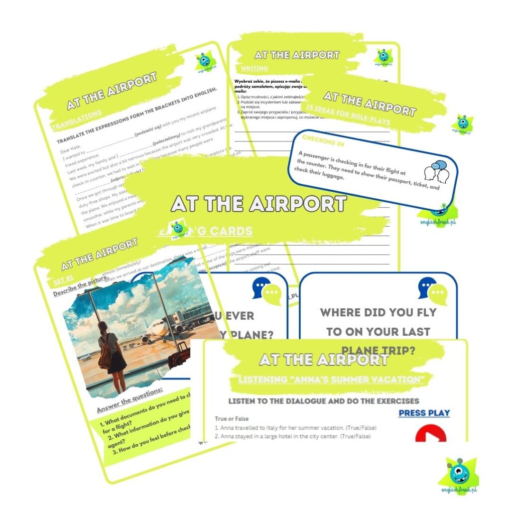 "At the airport - Worksheets" by I.Pawełek
