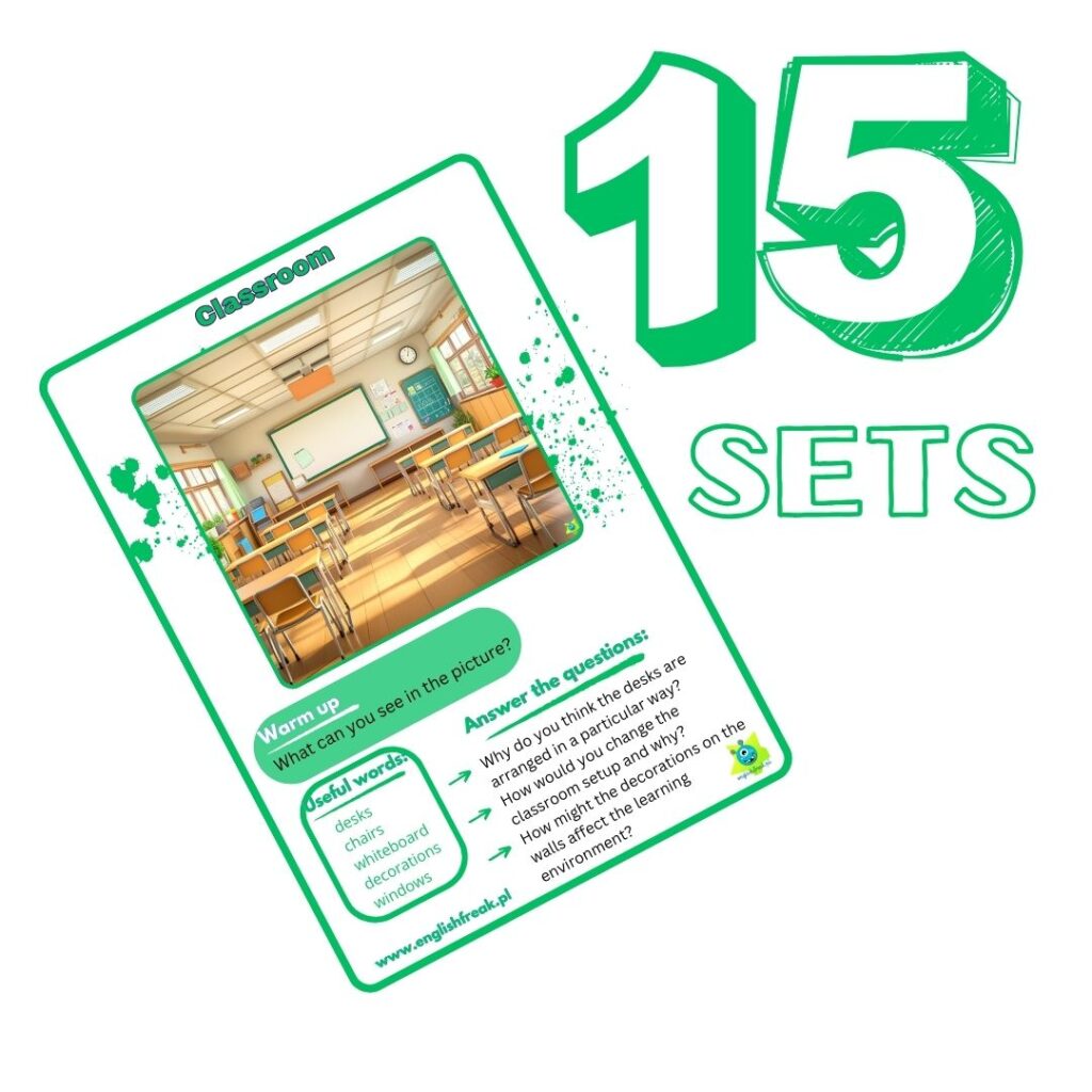 Back To School Speaking Cards B1