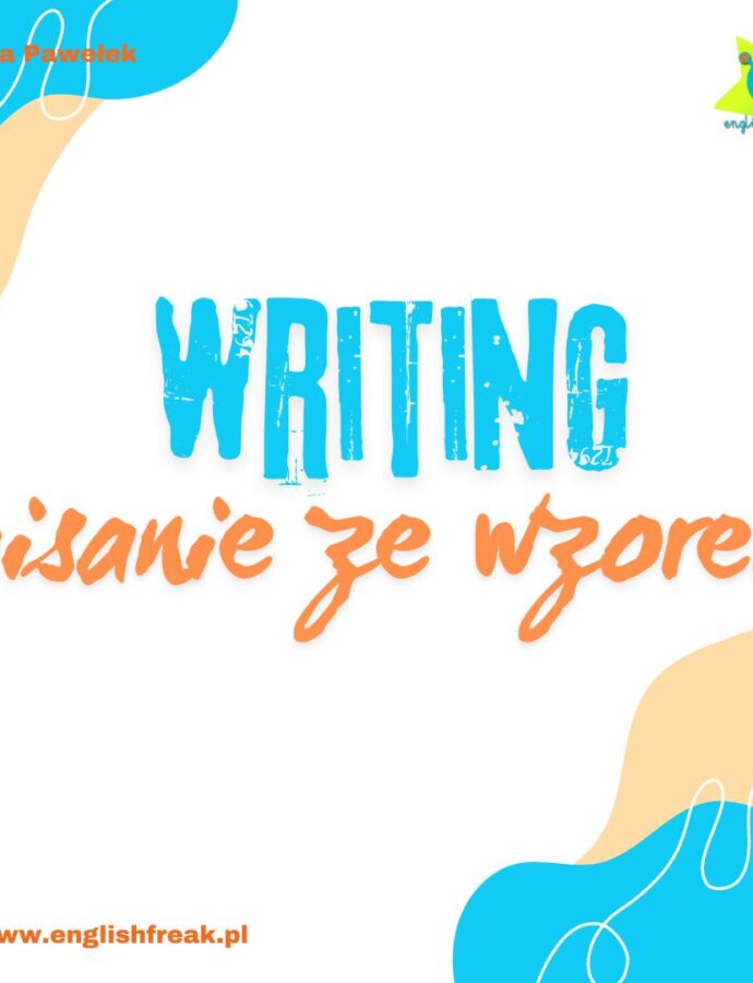 „Writing – pisanie ze wzorem” – karty pracy
