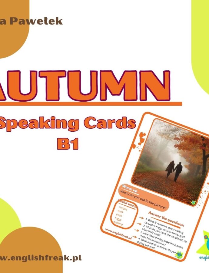 „Autumn – speaking cards” – karty konwersacyjne