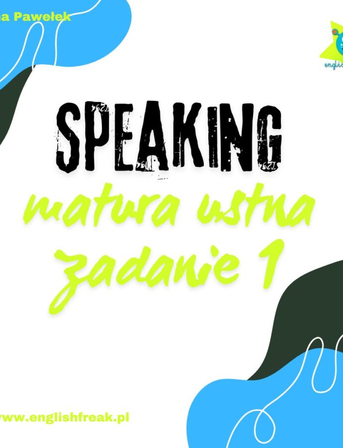 Speaking Matura Sets – zadanie 1 – karty konwersacyjne