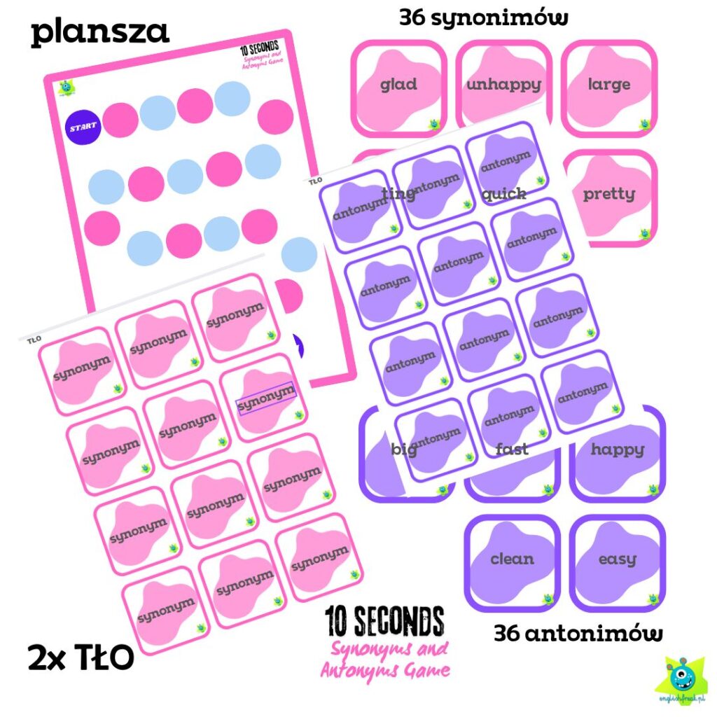 “10 Seconds Game: Antonyms and Synonyms”