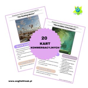 Kreatywne Karty Konwersacyjne B2 C1 English Freak