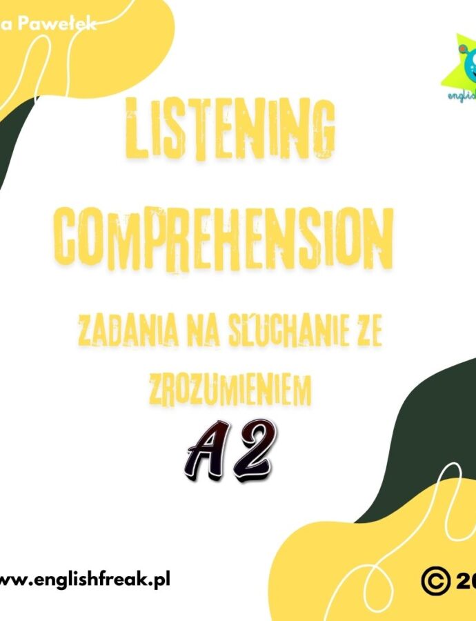 Listening Comprehension A2 – zadania na słuchanie ze zrozumieniem PDF