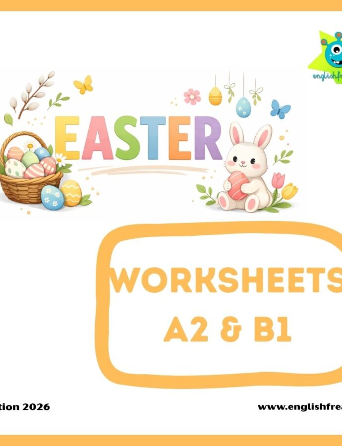 Easter Worksheets A2-B1 – karty pracy do nauki angielskiego