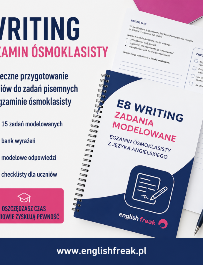 Jak skutecznie uczyć writingu na egzamin ósmoklasisty? Sprawdzone strategie i pomysły dla nauczycieli