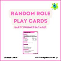Random Role Play Cards - karty konwersacyjne English Freak