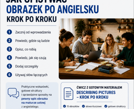 Jak opisywać obrazek po angielsku krok po kroku – matura ustna i nie tylko