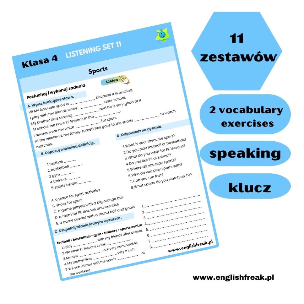 Listening Comprehension - zadania na słuchanie ze zrozumieniem