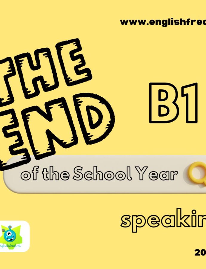 End of the School Year – Let’s Celebrate! prezentacja B1