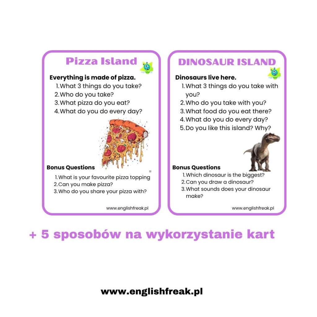 Magic Island Cards A1 - karty konwersacyjne English Freak 1