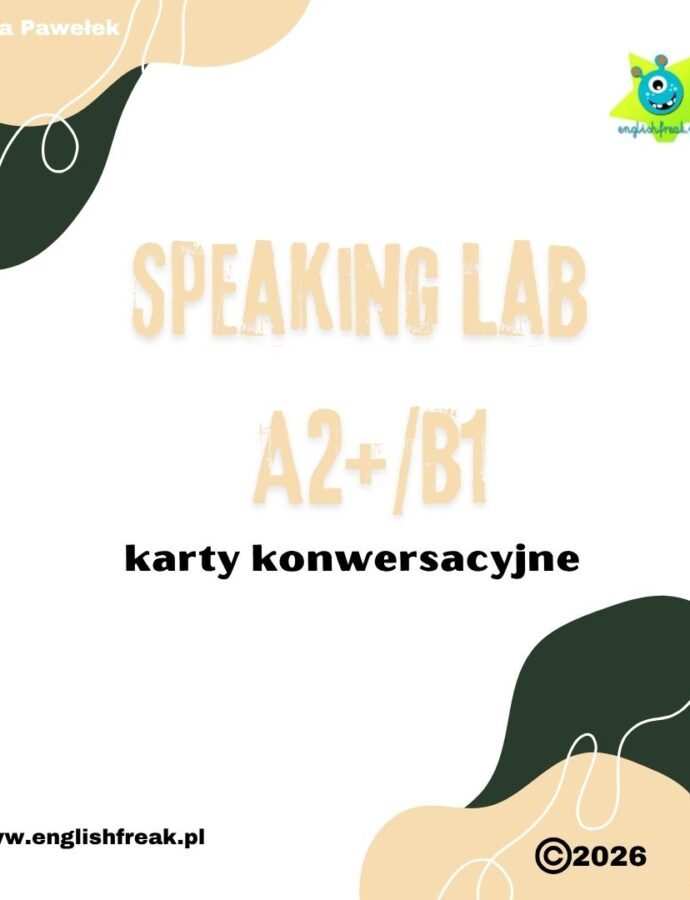 Speaking Lab A2+/B1 – karty konwersacyjne do nauki języka angielskiego
