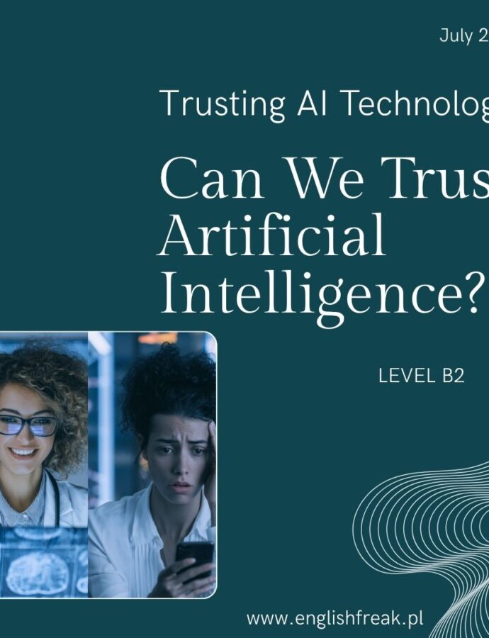 Can We Trust Artificial Intelligence? – gotowa prezentacja konwersacyjna B2 do wykorzystania na lekcji