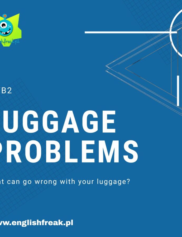 Luggage Problems B1/B2 prezentacja – gotowa lekcja języka angielskiego