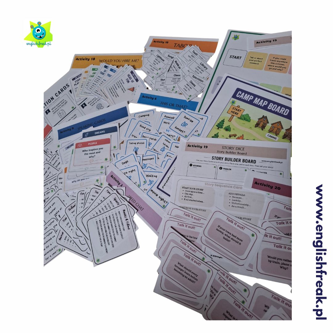 Speaking Activities Box English Freak 1