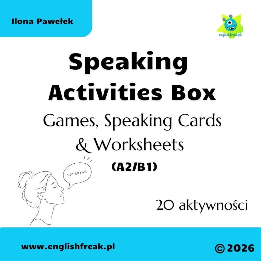 Speaking Activities Box - Games, Speaking Cards & Worksheets (A2_B1) by English Freak 1