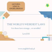 World’s Weirdest Laws - gotowa lekcja angielskiego prezentacja PDF English Freak