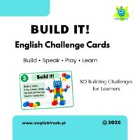 BUILD IT! English Challenge Cards English Freak