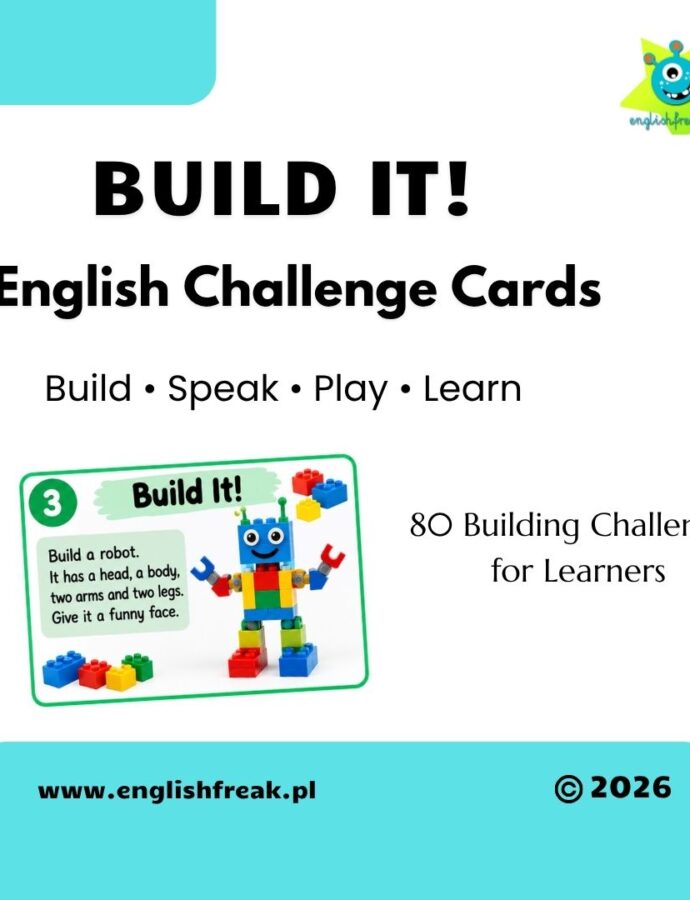 BUILD IT! English Challenge Cards – 80 wyzwań konstrukcyjnych do nauki angielskiego PDF